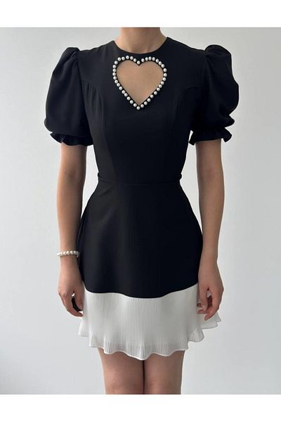 MRA Fashion Safe Heart Detailed Dress