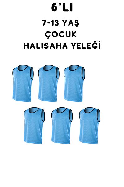RUTBİL SPORTS 6 Pcs Trainning and Carpet Vest for Trainning and Kids Physical