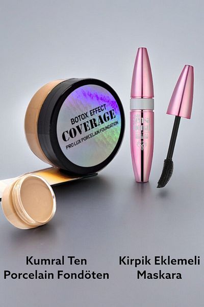 wonderway Porcelain Foundation and Rimel Set - Intensive Coverage