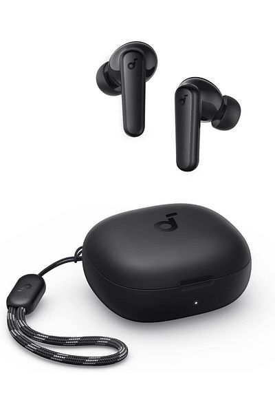 Soundcore سماعات أذن لاسلكية R50i بتقنية بلوتوث 5.3، مدة تشغيل تصل إلى 30 ساعة، مقاومة للماء IPX5