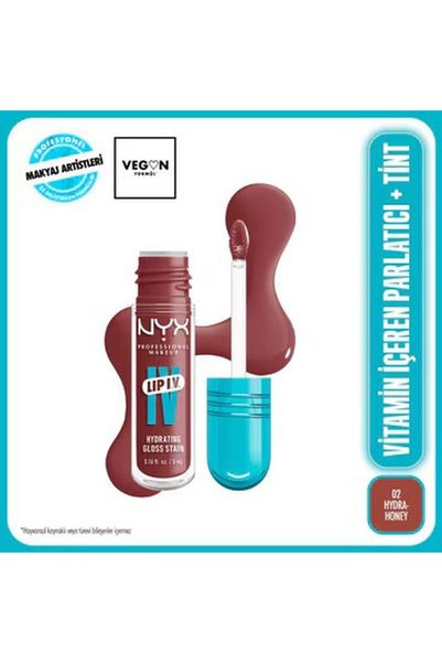 NYX Lip IV Dudak Parlatıcısı Tint Hydra Honey