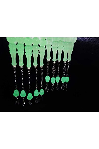 Lio20 Set of 10 Efe Size Cat's Eye Prayer Beads Gift Accessory Prayer Beads