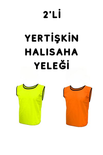 RUTBİL SPORTS 2 Pieces Training Vest Astroturf Field Vest Training Vest Astroturf Vest Adult Size