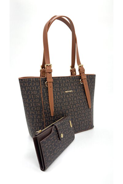 Just Polo Women's Hand and Shoulder Bag Bag Wallet Combination Justpolo Size:...