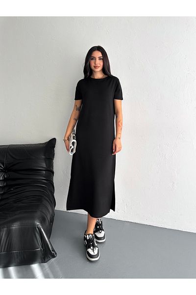 SLAW REZZ Rochie midi din țesătură modal cu textura moale
