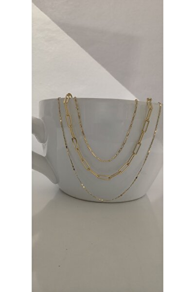 xUPING Vip Ataç Model Kolye Kararmaz 14K Rengindedir 45 +5cm