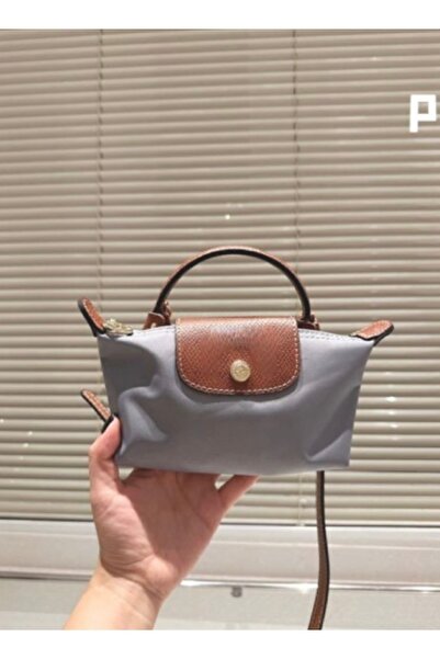 niss accessory Mini Leather Bag - Lunchamp Model, Waterproof