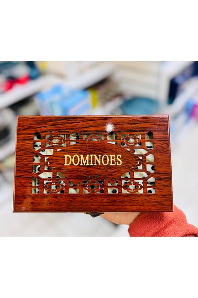 ATÖLYE SAİT Wooden Domine Game - Quality Handheld Game