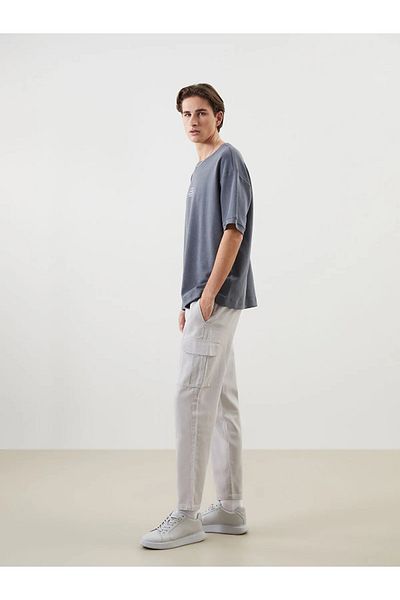 LC Waikiki Comfortable Linen Look Men's Cargo Pants