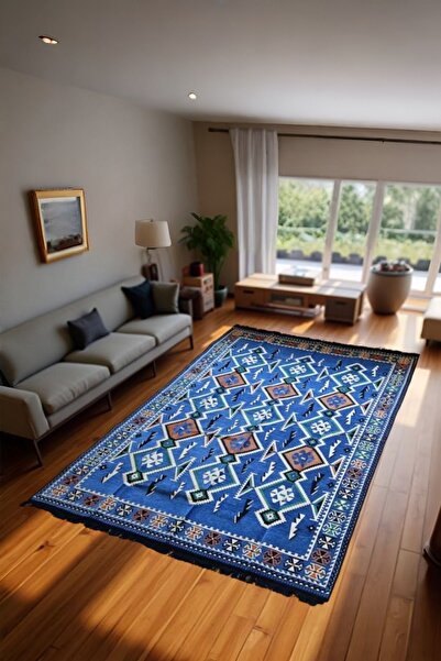 mdhomecarpet Anadolu Şark Köşesi Halısı - Otantik Kilim Desenli, Doğal Dokulu...