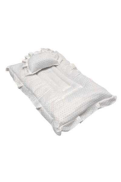 BabyCara Baby Bed with Thick Mattress Pillow for Newborn Babies 80x55cm