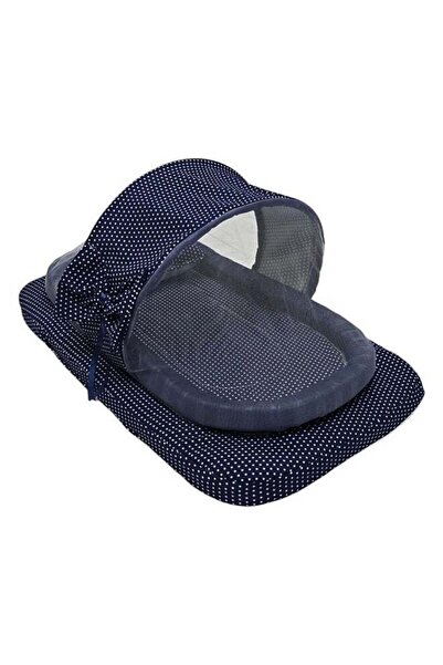 Baby Cara سرير شبكي للأطفال مع مرتبة سميكة وناموسية ووسادة للرقبة، 82 × 50 سم