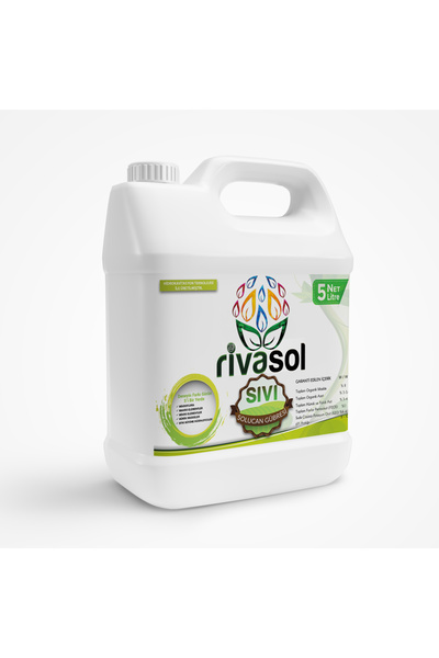 Rivasol 5 Litre Organik Sıvı Solucan Gübresi Organik Gübre