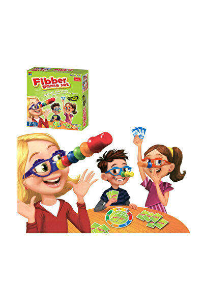 Generic مجموعة اللعبة اللوحية فيبر للصغار - لعبة الكذاب المسلية للعائلة