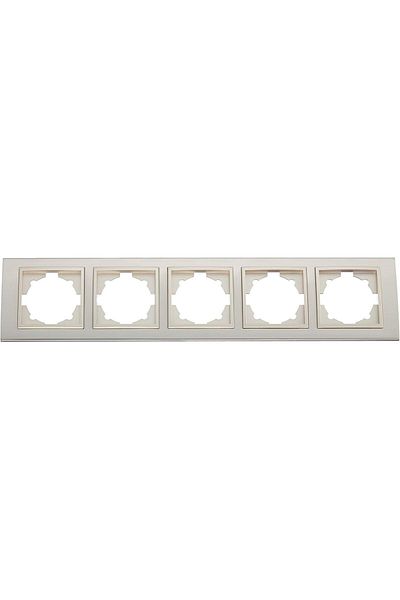 Mu Art Elbi Zena Platinum Inox Titanium 5-Piece Frame