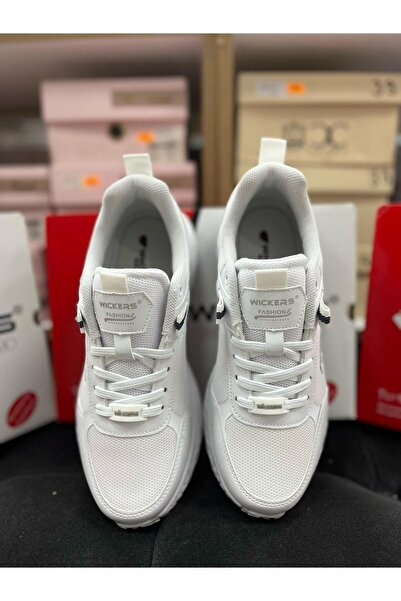 Wickers Wickers 2841 White-Silver Men's Sports Shoes