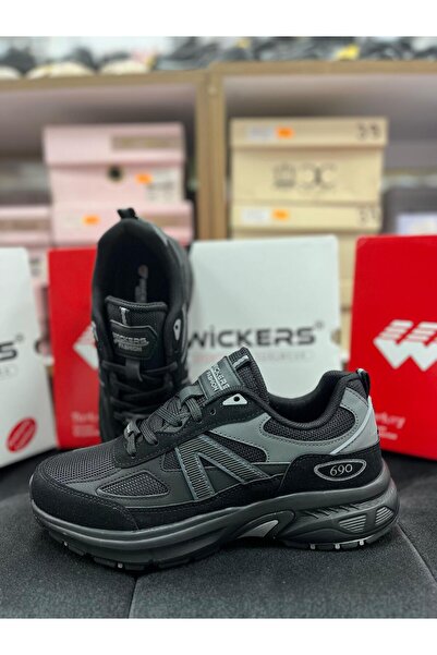 Wickers WİCKERS 2813 SİYAH-FÜME ERKEK SPOR AYAKKABI