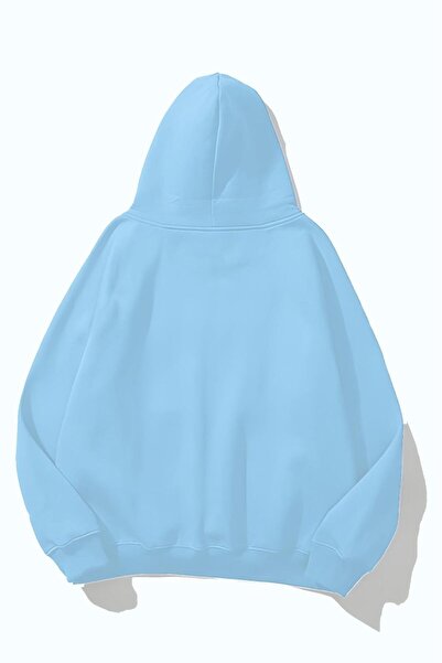 Flaubert -unisex kalp çizgileri taşlı baskılı Sweatshirt 3 iplik Kompakt Kumaş (İçi Pamuklu)over