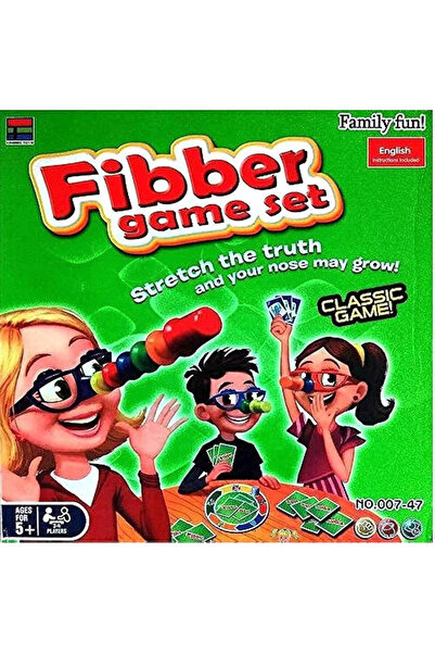Generic مجموعة اللعبة اللوحية فيبر للصغار - لعبة الكذاب المسلية للعائلة
