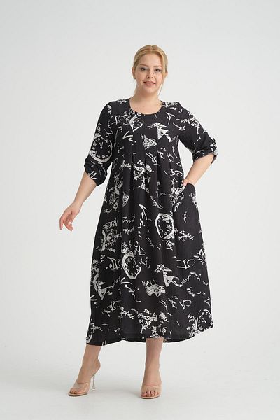 Zedd+ Plus 23055-1 Black Dress
