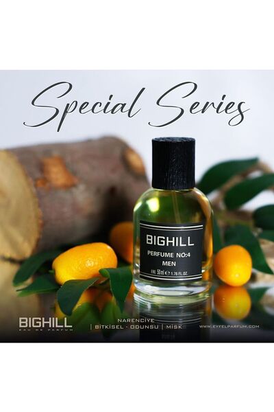 Eyfel Parfüm Men No:4 Bighill Lüks Erkek Parfüm (SPECİAL SERİ)