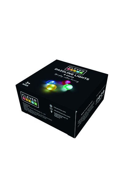 Clicstoys Set Bile Luminoase, Dazzling Lights 4 piese, Cleverclixx