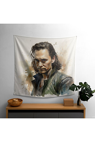 PaintedAnarchy غطاء حائط بتصميم ألوان مائية، مصنوع من القطن بنسبة 100%، قماش ...