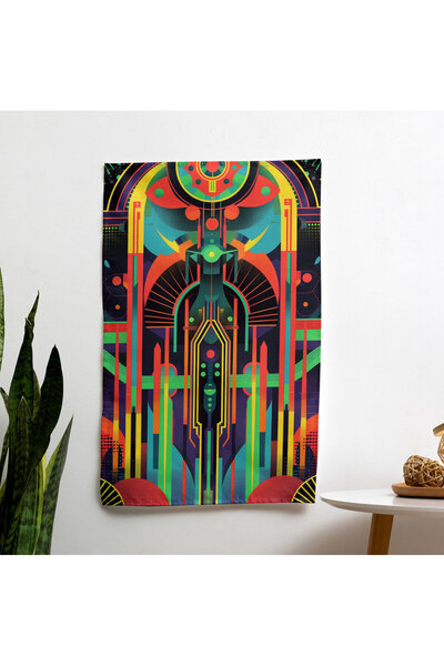 PaintedAnarchy غطاء حائط من Pop Art Classicism Fusion - نابض بالحياة لغرفة ال...