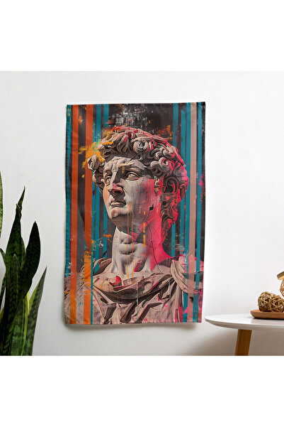 PaintedAnarchy قطعة فنية جدارية رقمية من قماش رانفورس بألوان نابضة بالحياة