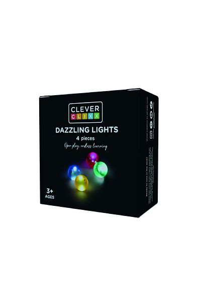 Clicstoys Set Bile Luminoase, Dazzling Lights 4 piese, Cleverclixx