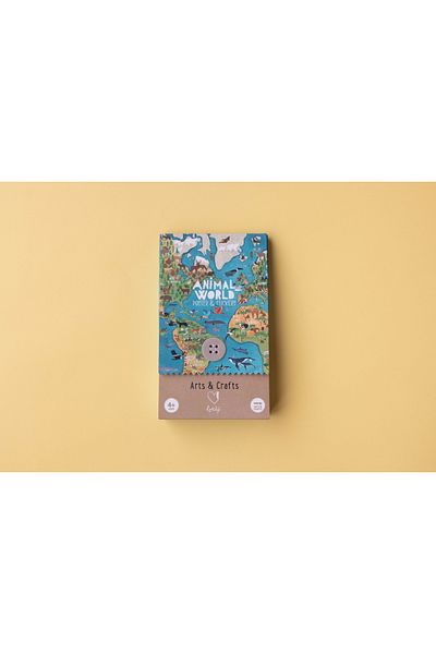 Londji Animal World Poster With Stickers,