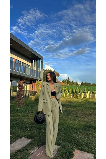 Ekim Store Striped Oversize Double Blazer Set