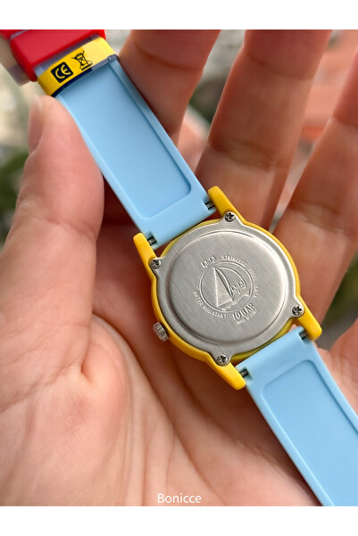 Q&Q 10 Atm, 2 Years Warranty, Blue Silicone Cord, Boy's Wristwatch Suitable for Pool and Sea Use