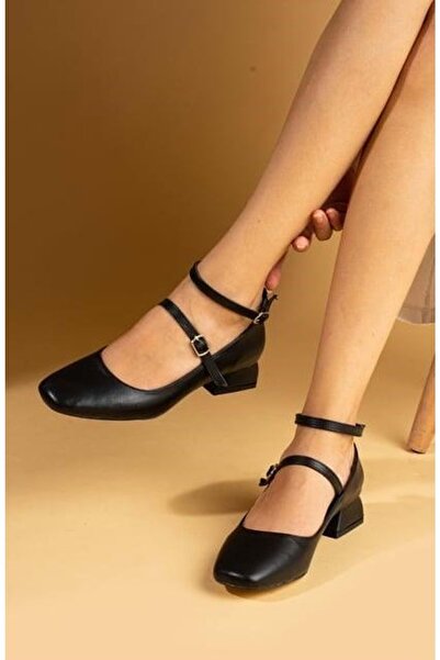 Kocamanlar Ayakkabı Seribo Double Sa detaljem kopče Ženske cipele sa niskom p...