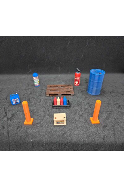 İLKA HOBİ 1:18 Diecast Modeller İçin Diorama Garaj Seti