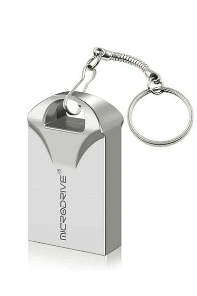 MicroDrive Flash Memory Metal 32GB  US032G - Silver
