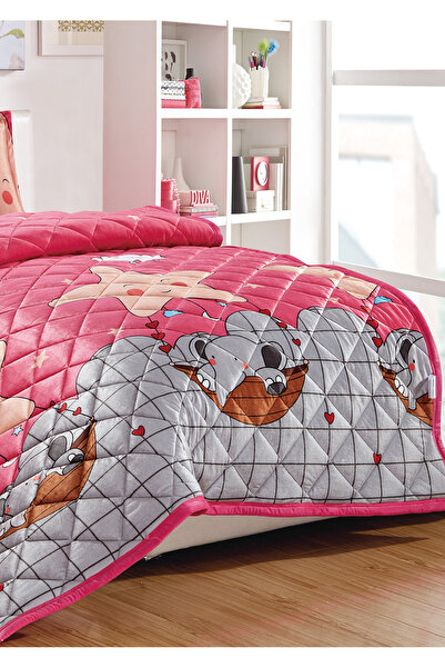 Sleep Night Kids Velvet Comforter Set 3 Pcs Single Size 150 X 200 Cm with bed sheet and pillow case