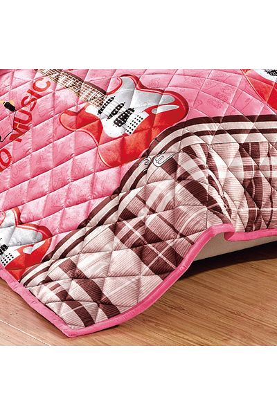 Sleep Night Kids Velvet Comforter Set 3 Pcs Single Size 150 X 200 Cm with bed sheet and pillow case