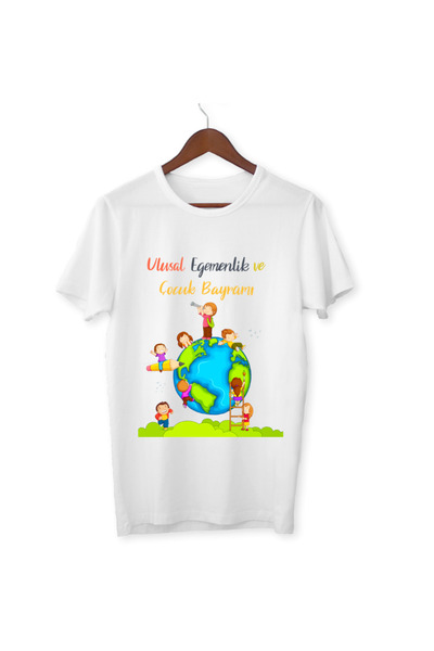 ALPŞAN TİCARET 23 aprilie Tricou Copii Alb Fata si Baiat