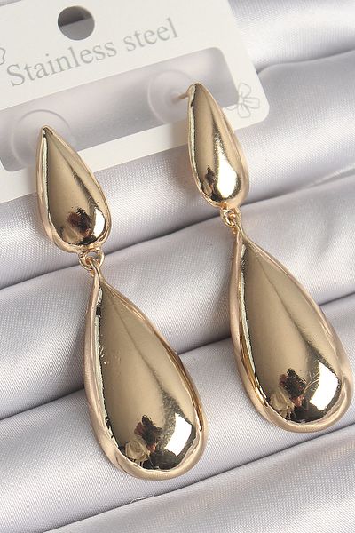 Skygo Brass Gold Color Dangle Drop Model Women's Earrings - Tj-Bkp10263