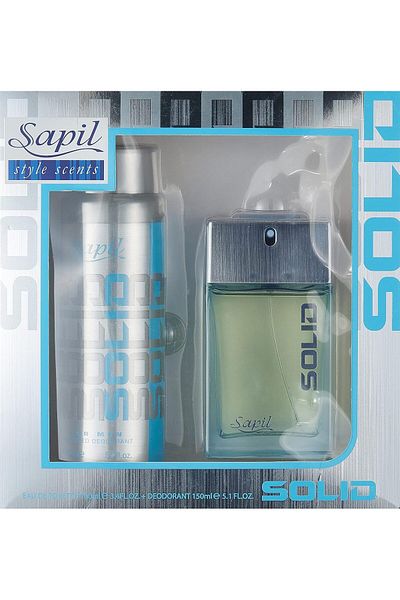 sapil Solid for Men 100EDT and 150ml Deo Giftset