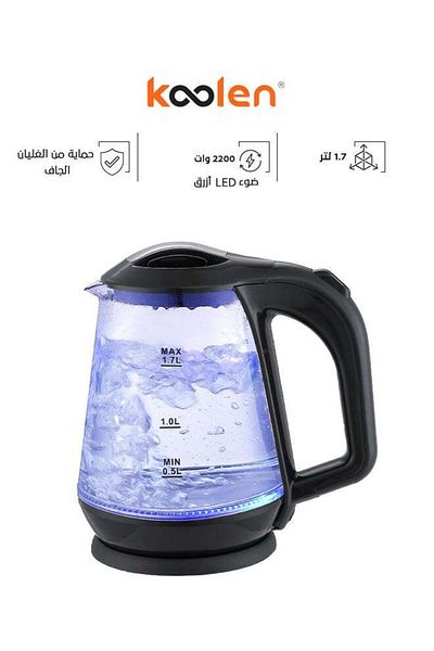 Koolen Colin Kettle 2200W 1.7L Glass 800102006
