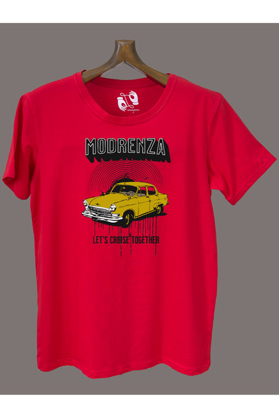 Regular Bisiklet Yaka Baskılı T-Shirt