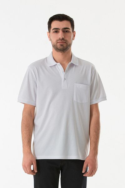 Fulla Moda Μπλουζάκι με γιακά πόλο με τσέπες