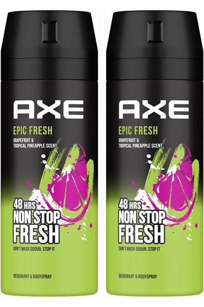 Axe Body Spray for Men Epic Fresh 150 ML X 2