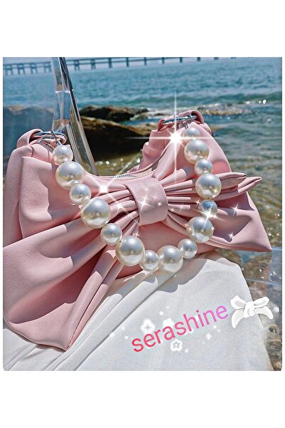 Serashine Y2K koketna nova trend Torba biserni remen i privjesak