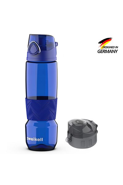 zweikell Rosso Switch Royal Blue Bpa Free 650 ml Tritan Unbreakable Water Bottle - Water Bottle - Spare Cap