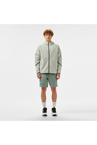 Under Armour Unstoppable Fleece Grid Full Zipped Erkek Gri Sweatshirt