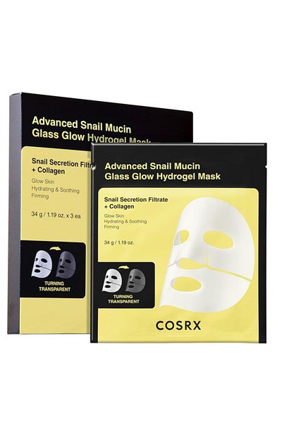 Cosrx COSRX Advanced Snail Mucin Glow Glass Hydrogel Mask 3 Masks