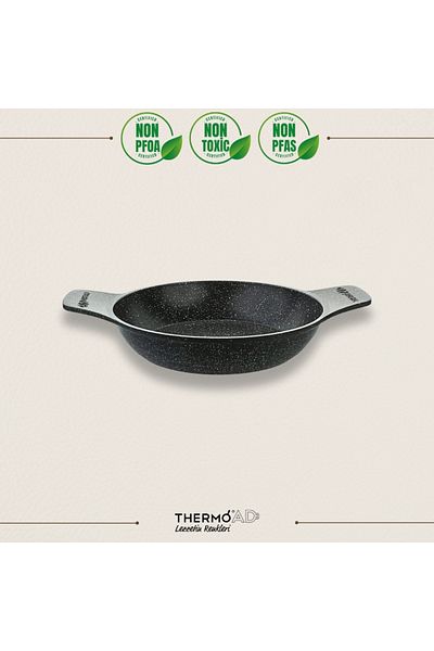 ThermoAD 18 cm Gray Cast Iron Self-Handled Hot Pot
